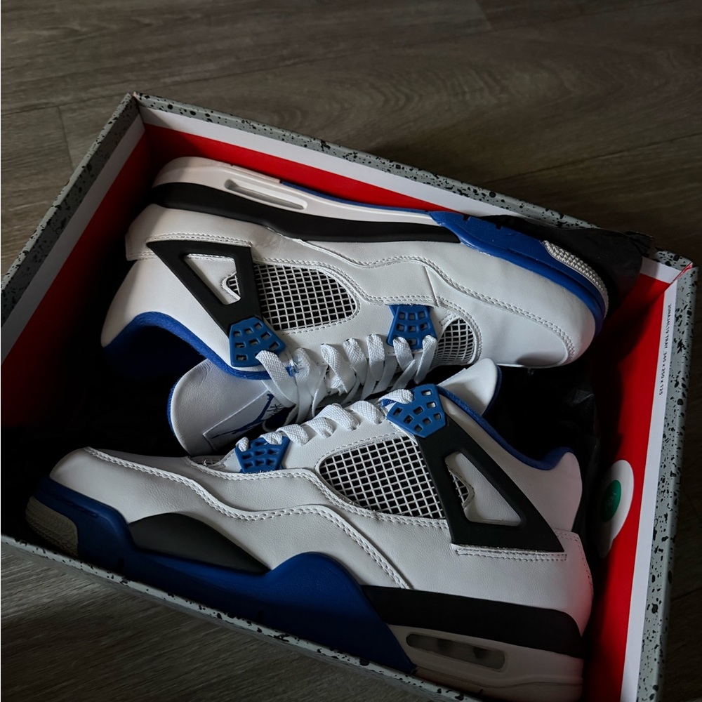 Jordan Sneakers White and Blue